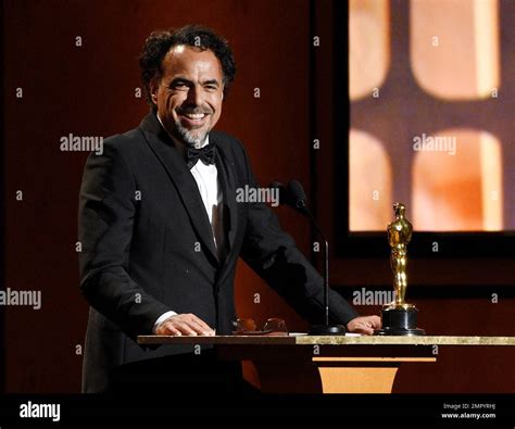 Mexican Director Alejandro Gonzalez Inarritu Accepts A Special Award