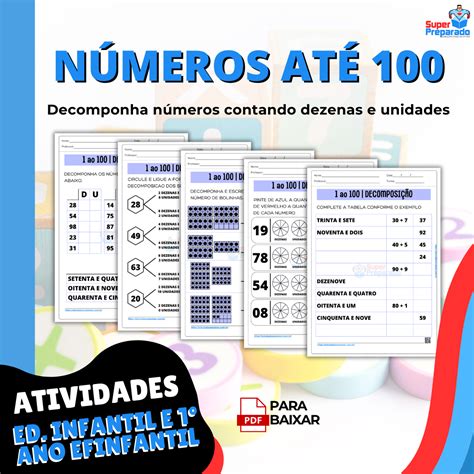 Atividades Numeros Ate 100