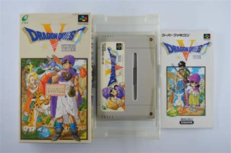 Complete Dragon Quest V 5 Warrior Japanese Nintendo Super Famicom Snes Ntsc J 2495 Picclick