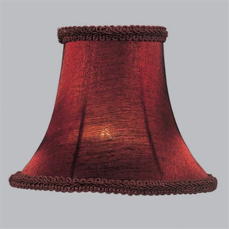 Great savings free delivery / collection on many items. Livex S157 Silk Bell Clip Chandelier Shade in Red | Chandelier shades, Livex lighting ...