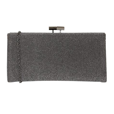 Buy The Pewter Lotus Chicory Clutch Bag Online