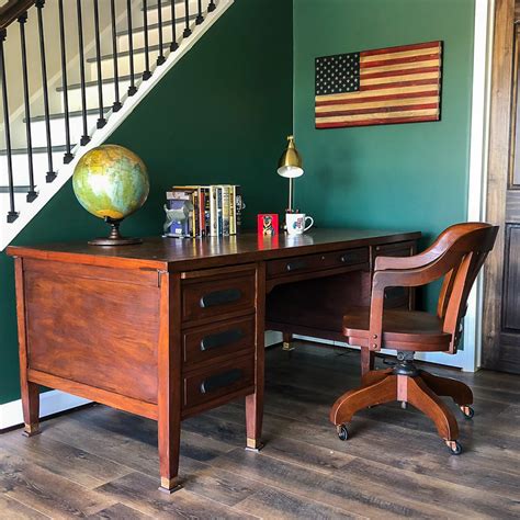 Vintage Office Desk Makeover Sweet Pea