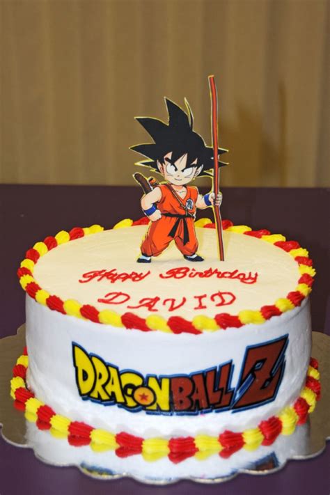 Dragon Ball Z Birthday Cake Pasteles De Goku Pastel De Dragon Ball