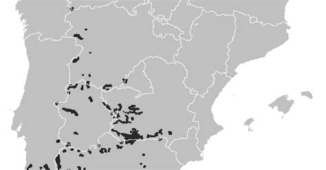Abes Animals Range Maps Of The Iberian Lynx In 1980 And 2003