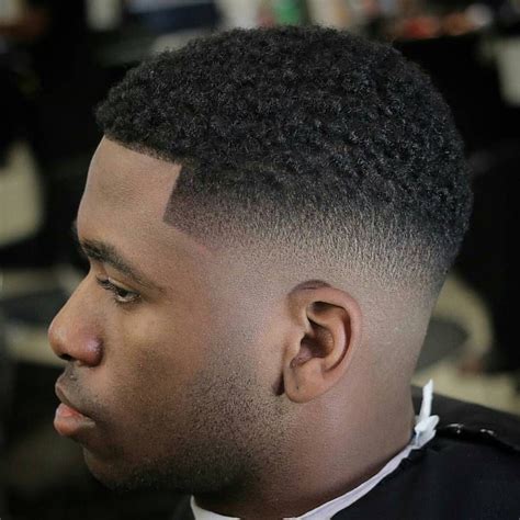 Low Fade Haircut Black Men Wavy Haircut