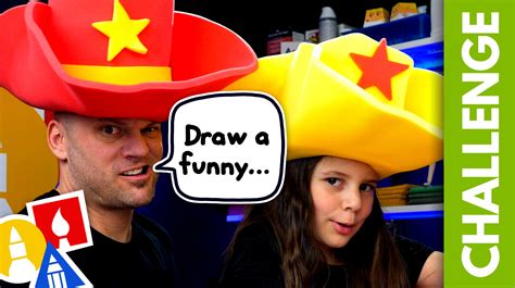 Challenge Time Draw A Funny Art For Kids Hub