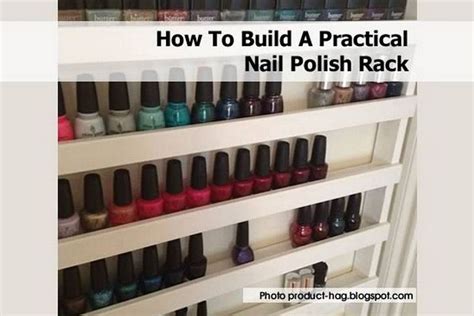 Nail polish colors are very appealing to the eyes and could be displayed in a nail polish rack as a piece of art. How To Build A Practical Nail Polish Rack
