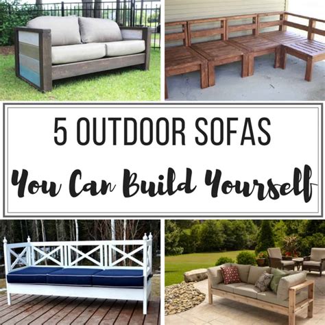 5 Diy Outdoor Sofas To Build For Your Deck Or Patio The Handymans