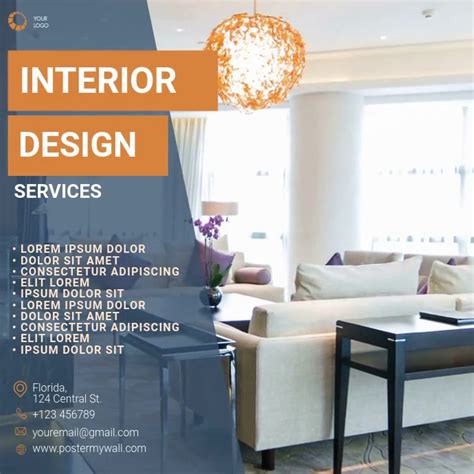 Copy Of Interior Design Ad Video Template Postermywall