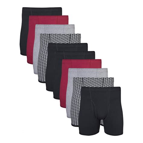 gildan gildan men s boxer briefs with covered waistband 10 pack