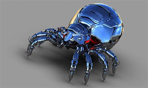 Photos Fantasy Spiders Robot Metal