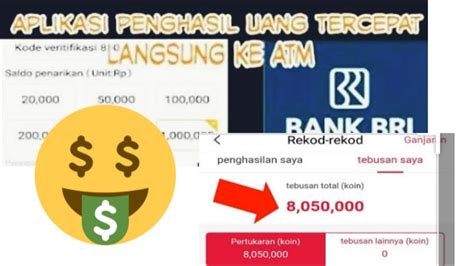 Koin ini juga bisa ditukar jadi uang tunai. Aplikasi Penghasil Uang Tercepat Langsung ke ATM - YouTube