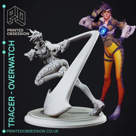 tracer overwatch fanart model 3d model by printedobsession on thangs