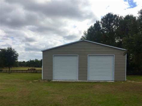 40x60 Garage Central Florida Steel Buildings And Supply