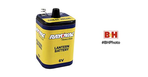 Rayovac 6v Heavy Duty Lantern Battery With Spring Terminals
