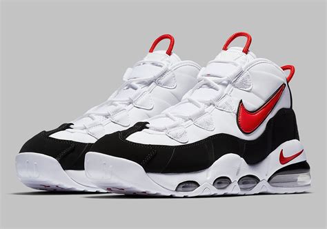 Nike Air Max Uptempo White Black Red Ck0892 101 Release Date