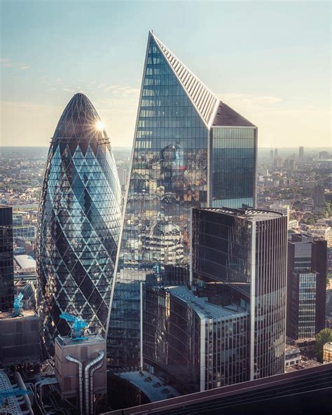 Sky Garden View Of The Gherkin Scalpel And Willis Towers Watson Explorest