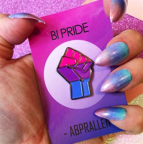 Bisexual Pride Enamel Pin Etsy