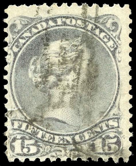 Buy Canada 30iii Queen Victoria 1868 15¢ Pawnbroker Variety