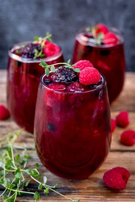 Cheerful children in the new years eve. New Year's Eve Rum Berry Cocktail - Nicky's Kitchen Sanctuary