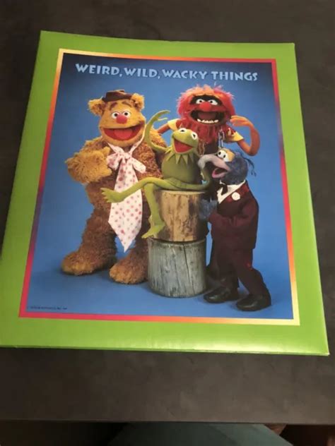 Vintage 1981 Hallmark Muppets Scrapbook Weird Wild Wacky Things Jim