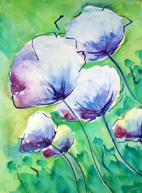 Lovely red and pink tropical flowers peeked around every corner, and the storybook. Pin by Sue Raper on Aquarel- poppies only | Watercolor ...