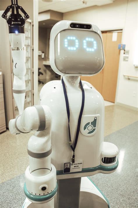 Moxi หุ่นยนต์พยาบาล ที่กำลังทดลองใช้ที่โรงพยาบาลเท็กซัส