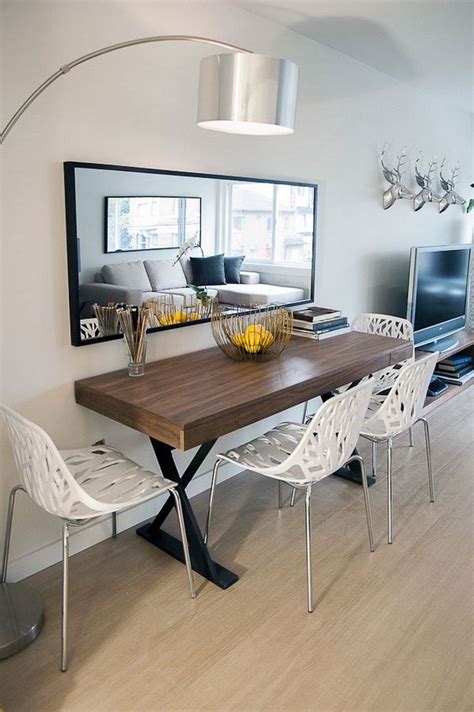 10 Narrow Dining Table Designs For A Small Dining Room Apartment