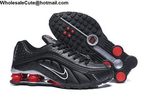 Nike Shox R4 Black Red Mens Trainer 16302 Wholesale Sneakers