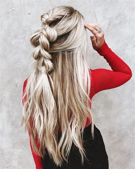 10 Messy Braided Long Hairstyle Ideas for Weddings & Vacations ...