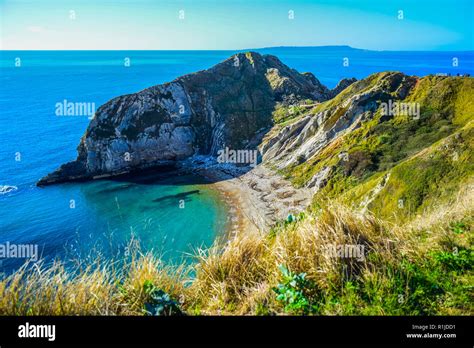 Beautiful Landscape And Seascape View Of Durdle Door A Natural