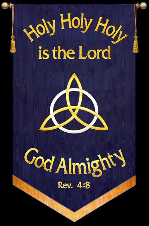 Holy Holy Holy Is The Lord Trinity Banner Christian Banners For