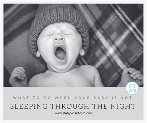 What To Do When Your Baby Is Not Sleeping Through The Night