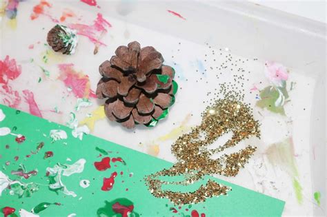 Pinecone Painting For Kids The Keeper Of The Memories