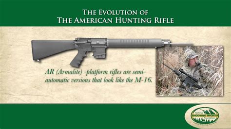 Ar Rifles The Evolution Of The American Hunting Rifle Modern