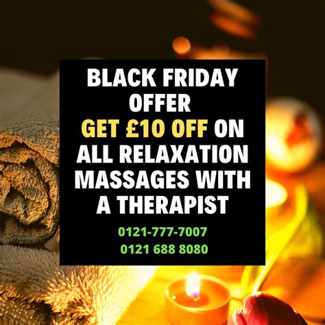 Black Friday Offer 10 Off All Relaxation Massages Karma Centre