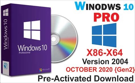 Windows 10 Pro X86x64 Iso File Oct 2020 Gen2 Download Computer