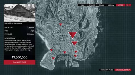 Gta 5 Online All Warehouses Locations And Prices Youtube