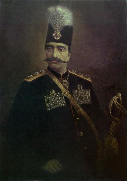 Portrait Of Naser Al Din Shah Qajar Kamal Ol Molk