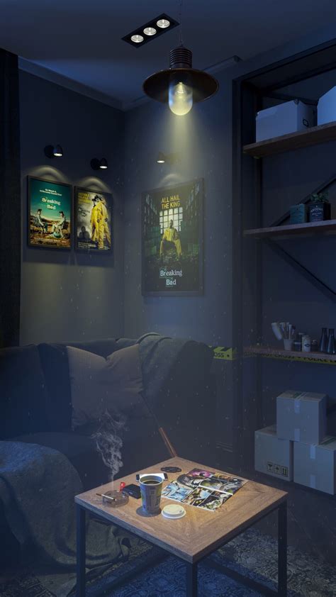 Artstation Breaking Bad Fan Apartment Interior Design And Visualization