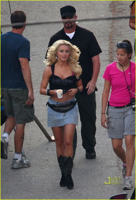 Julianne Hough Toned Tummy On Rock Of Ages Set Photo
