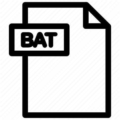 Bat Bat File Bat Format Batch File Icon