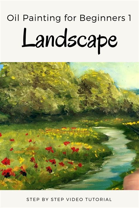 Oil Painting For Beginners 1 Landscape By Step By Step Video Tutors