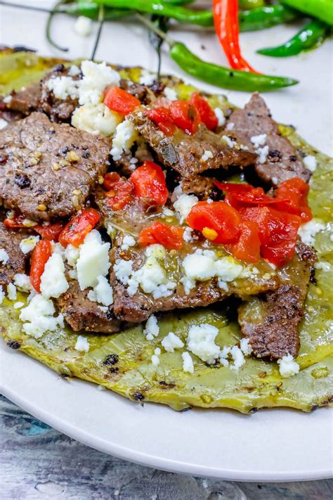 Low Carb Grilled Cactus And Beef Tailgating Tacos Clean Eating