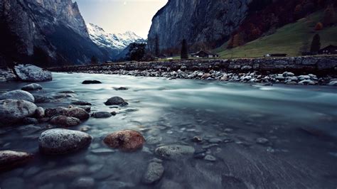 Papel De Parede Paisagem Nas Montanhas