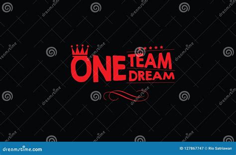One Team One Dream Icon Illustration Stock Vector Illustration Of Business Idea 127867747
