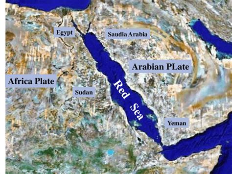 Space Map For The Red Sea Region At Its Current State
