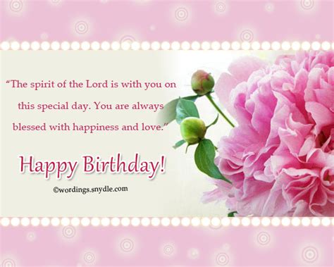 May god bless you with love & prayers and many more happy birthdays. Christian Birthday Wordings and Messages - Wordings and ...