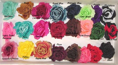Silk Roses For Hat Trim Choose From 48 Colors That Way