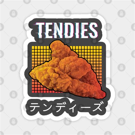 Kawaii Chicken Tenders Vaporwave Tendies Japanese Kanji Newest